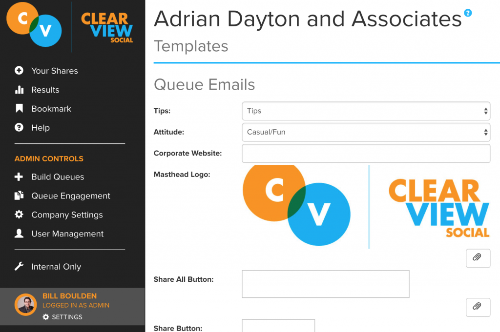 Clearview Social's New Badges and Email Customizations